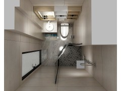 5㎡不規(guī)則衛(wèi)生間設計，犄角空間都不浪費
